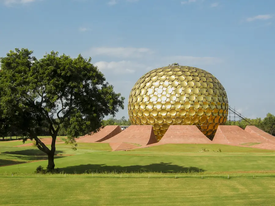 Matrimandir dome at Auroville